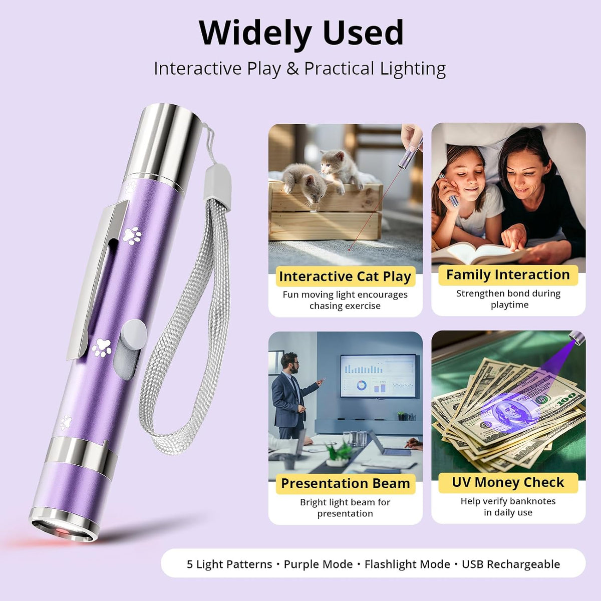 Cat Toys, Rechargeable, Interactive USB Chase Toy for Cats & Kittens - Image 7