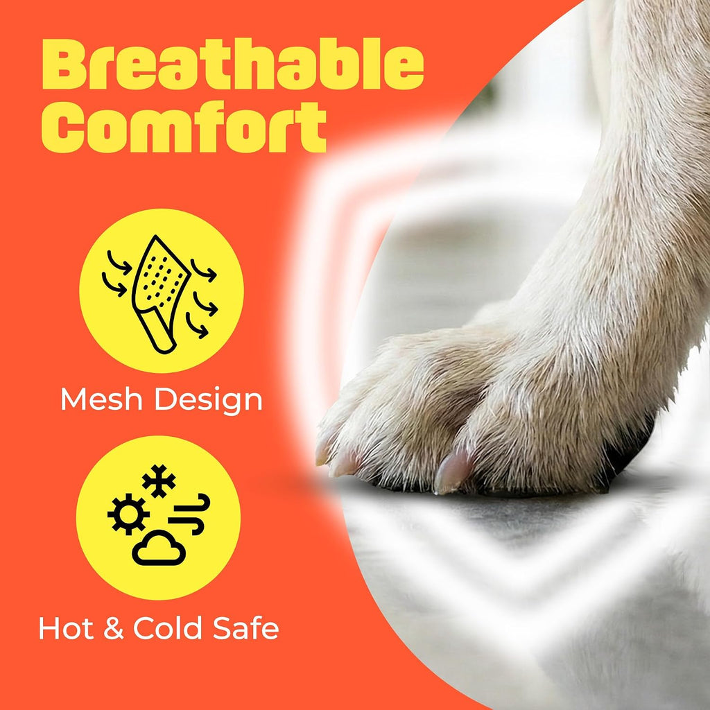 Breathable and waterproof material texture of dog paw pads