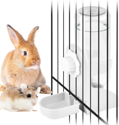 kathson Rabbit Water Dispenser for Cage 17 Oz Hanging Guinea Pig Water Bottle No Drip Gravity Automatic Bunny Water Bottle No Leak Small Animal Water Bottle for Chinchilla Ferret Hamster(Green - Image 7