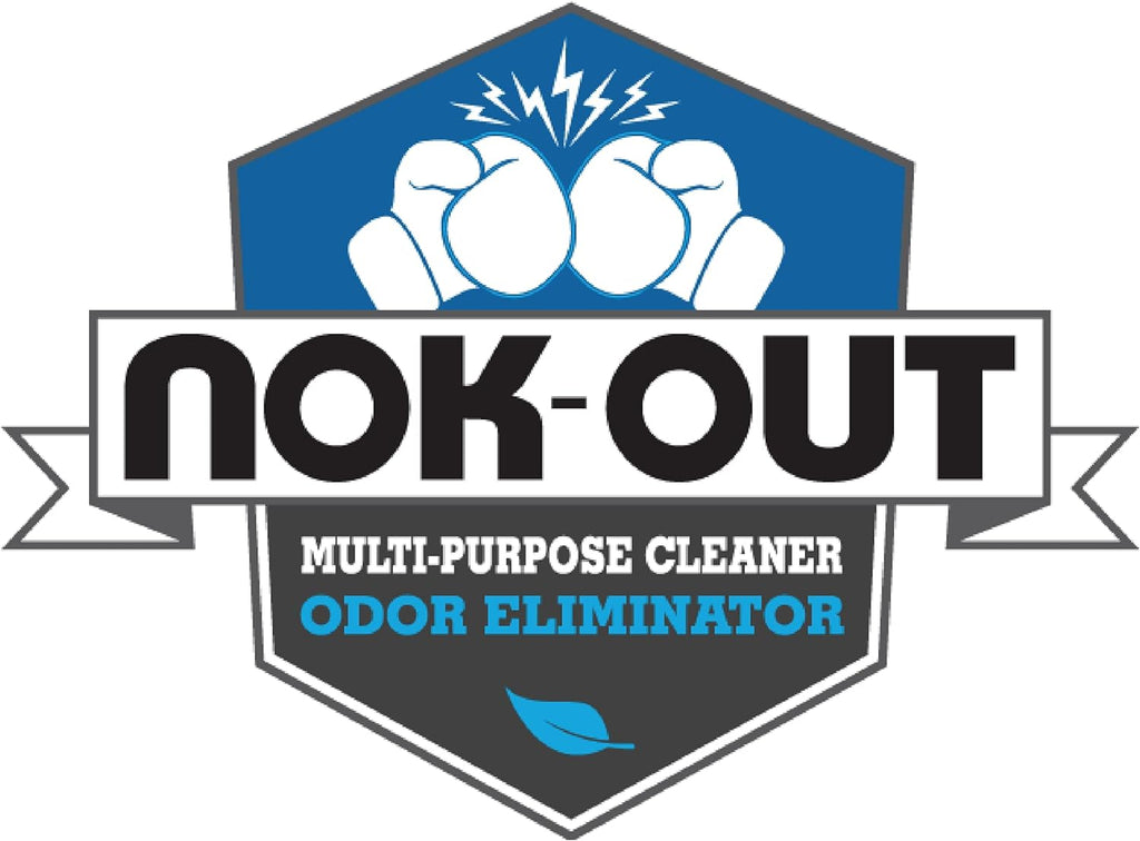 Nok-Out fragrance free non toxic odor remover being used for carpet and fabric care