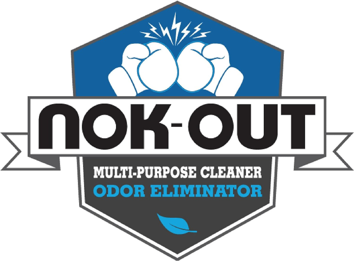 Nok-Out fragrance free non toxic odor remover being used for carpet and fabric care