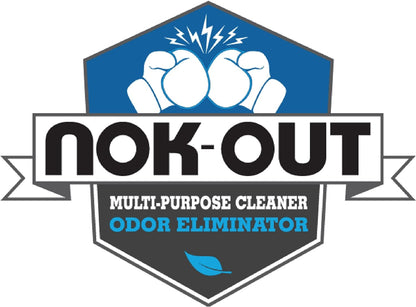 Nok-Out fragrance free non toxic odor remover being used for carpet and fabric care