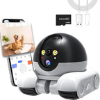 Oromvo movable robot pet camera front view