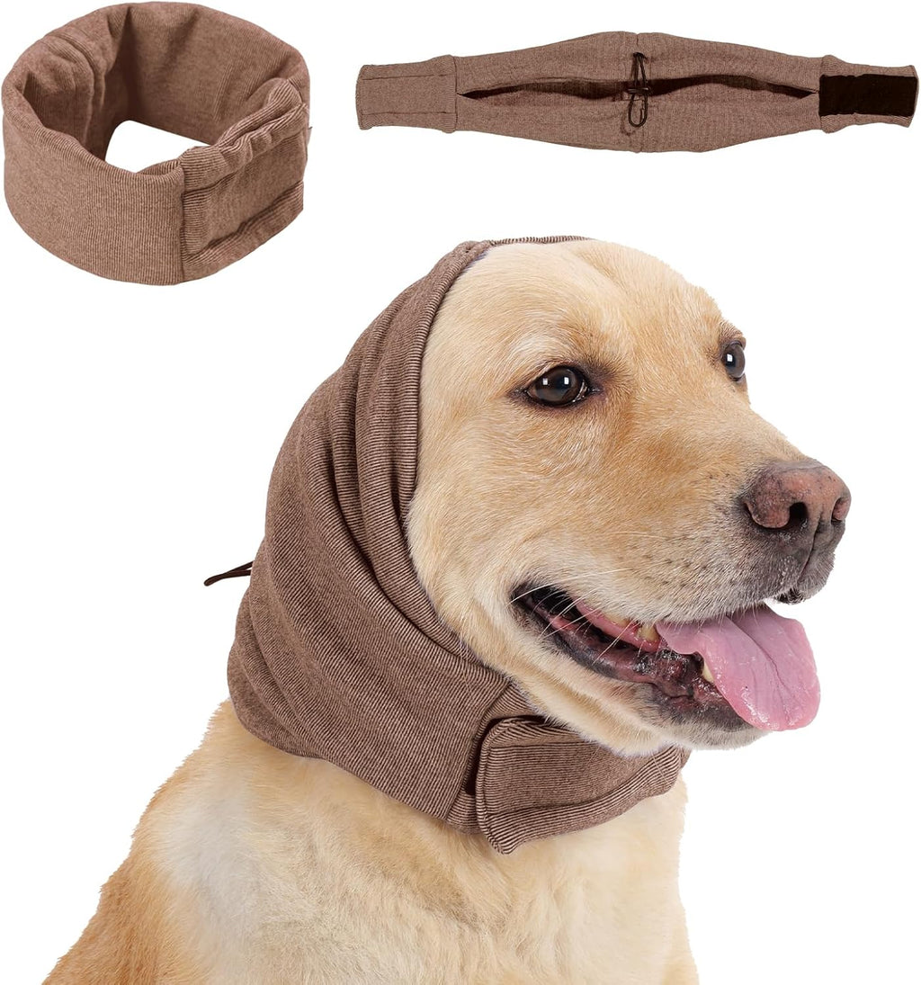 Dog Calming Hoodie, No Shake Ear Wraps for Dogs, Adjustable Dog Ear Muffs for Noise Protection, Ear Wrap Head Cover for Head Warp Anxiety Relief, Hematoma, Grooming and Force Drying - Image 13