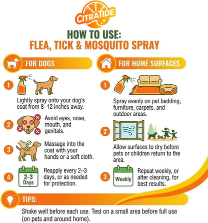 Wondercide cedarwood and citrus spray for home and furniture use