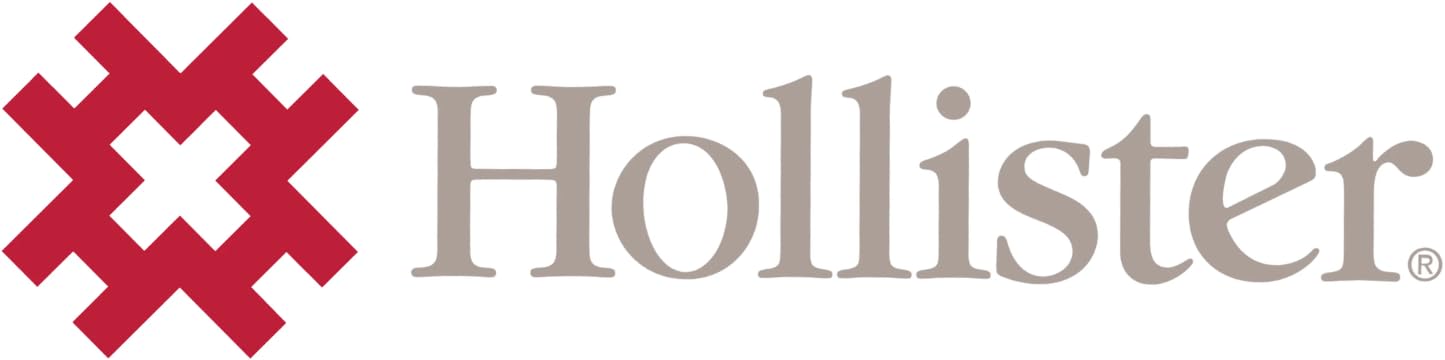 Hollister New Image 18112 ostomy bag back view highlighting the plastic interlocking closure fasteners