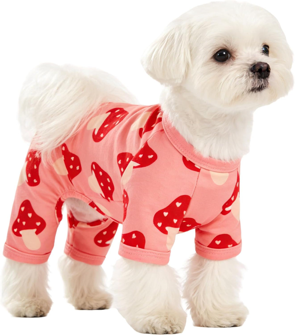 Dog Summer Pajamas Onesie Soft Breathable Puppy Jumpsuit Lightweight Dog Clothes for Small Medium Dogs Cat Pet Clothes(Purple, Medium) - Image 10