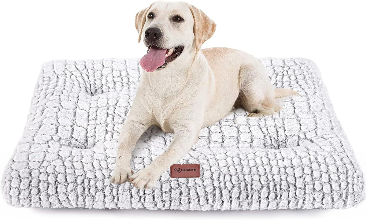 Dog Bed Crate Pad - Soft Fluffy Pet Cushion Mat Anti-Slip Comfy Kennel Pad for Crates - Image 15