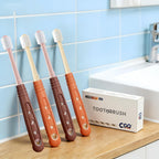 Close up of CGO soft silicone dog toothbrush head