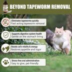 VetaSure cat dewormer oral drops showing amber glass bottle