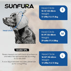 Small size dog calming hoodie applied to a pet for thunder and firework protection.