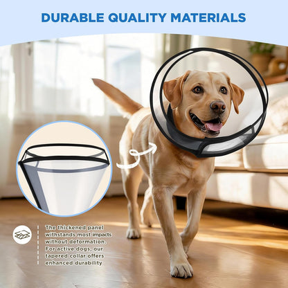 Adjustable hook and loop closure on Bonthee recovery cone