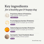 Premium imported USA pet supplement for dog seasonal allergies and paw licking.