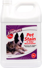Capture pet cleaning spray lifestyle placement on carpet