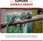 Liquid calcium supplement for breeding birds and eggshell support