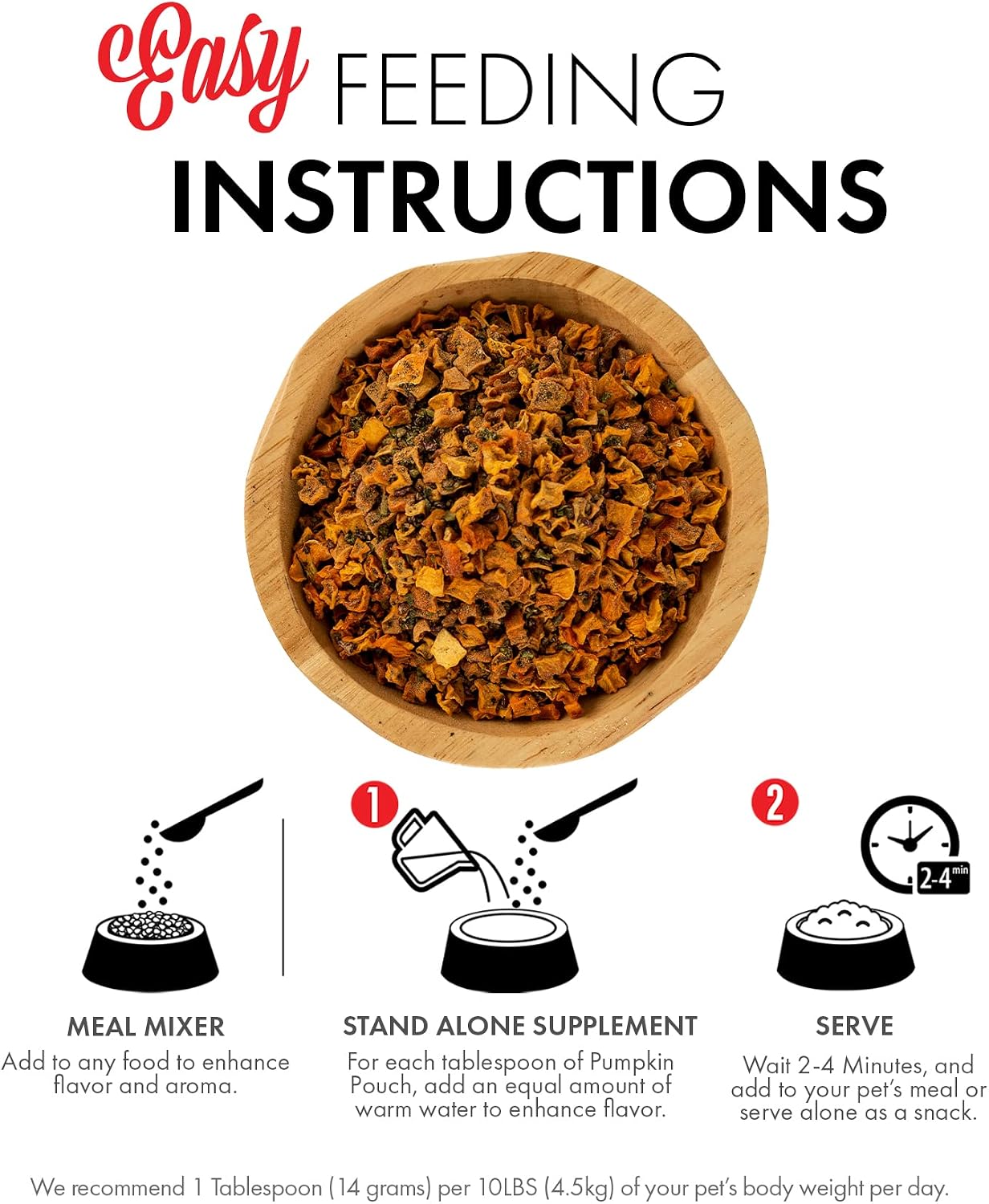 Natural digestive supplement pouch with superfoods