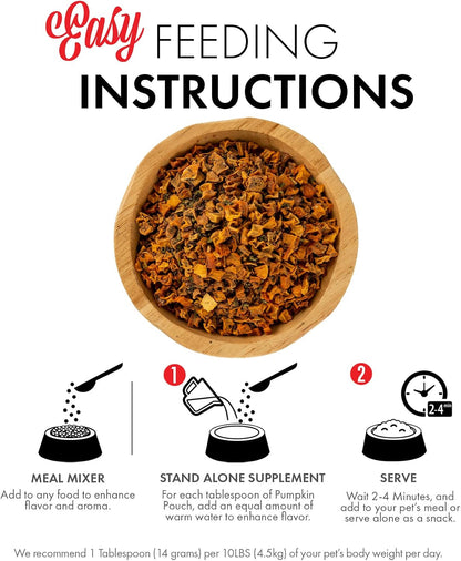 Natural digestive supplement pouch with superfoods