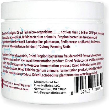 Equa Holistics daily probiotic and prebiotic formula powder for exotic birds
