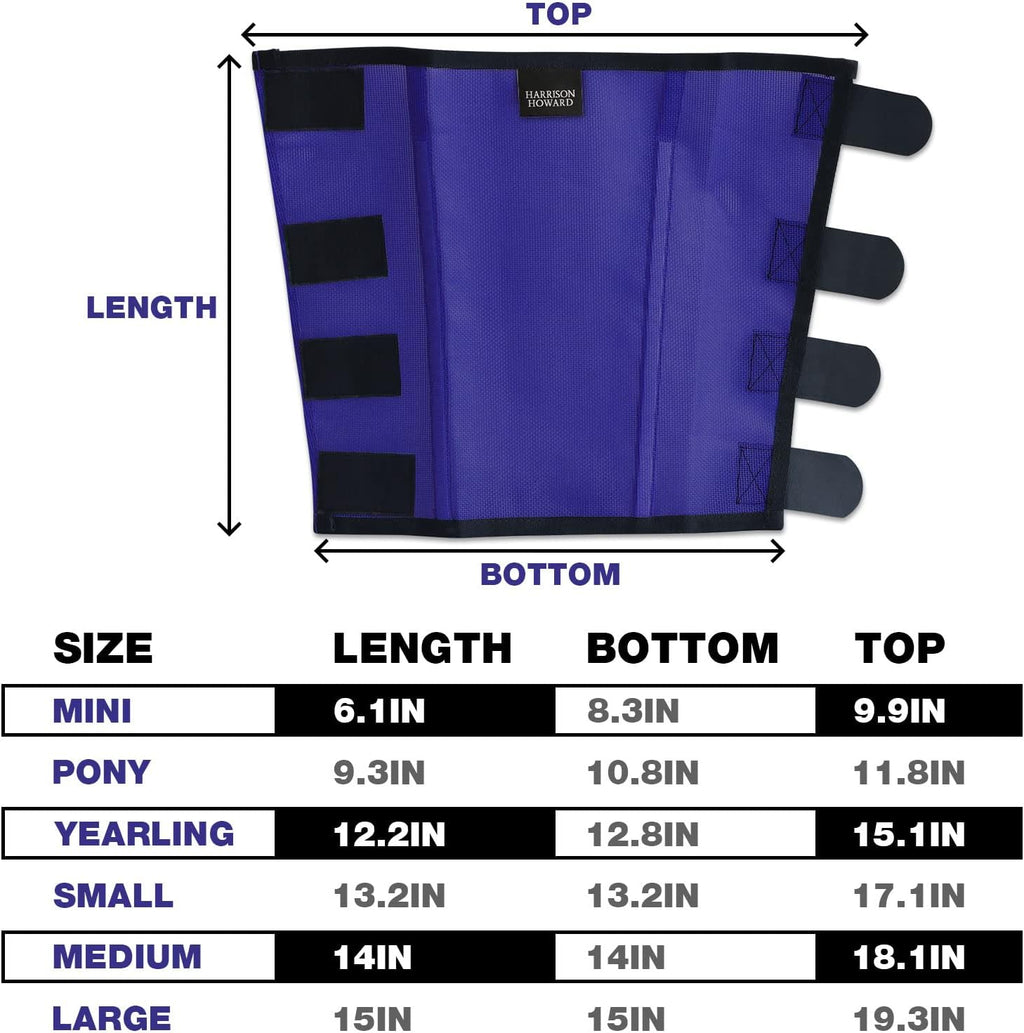 Harrison Howard deep navy horse leggings showing loose fitting design.
