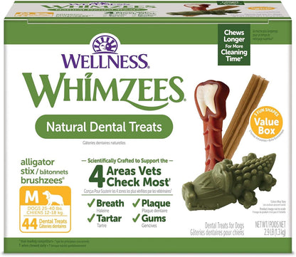 Wellness WHIMZEES Value Pack Natural Dog Dental Treat, Chews, Freshens Breath, Large Size, 50.9 oz Box, 24 Count - Image 15