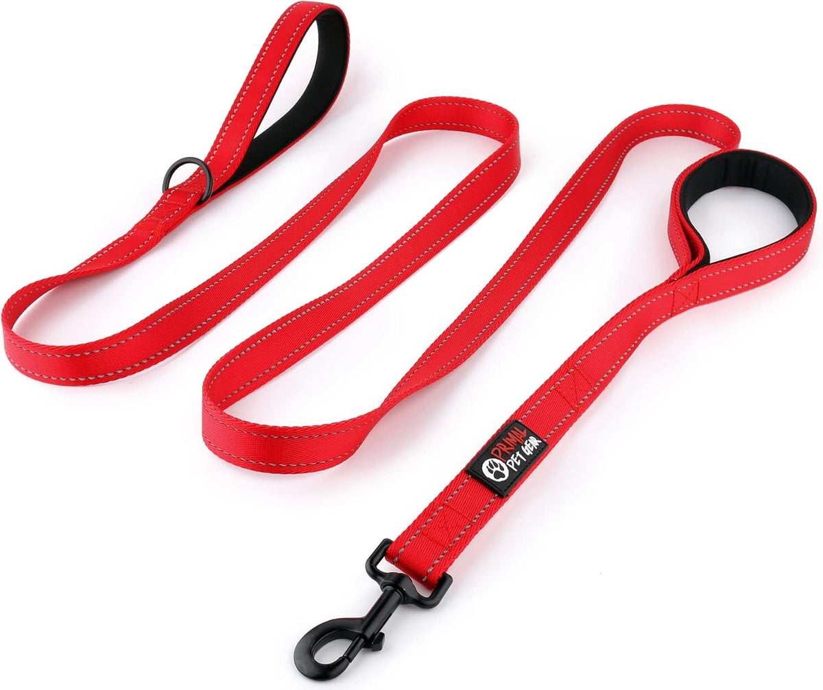 Primal Pet Gear Dog Leash 8ft Long - Black - Traffic Padded Two Handle - Heavy Duty - Double Handles Lead for Control Safety Training - Leashes for Large Dogs or Medium Dogs - Dual Handles Leads - Image 9