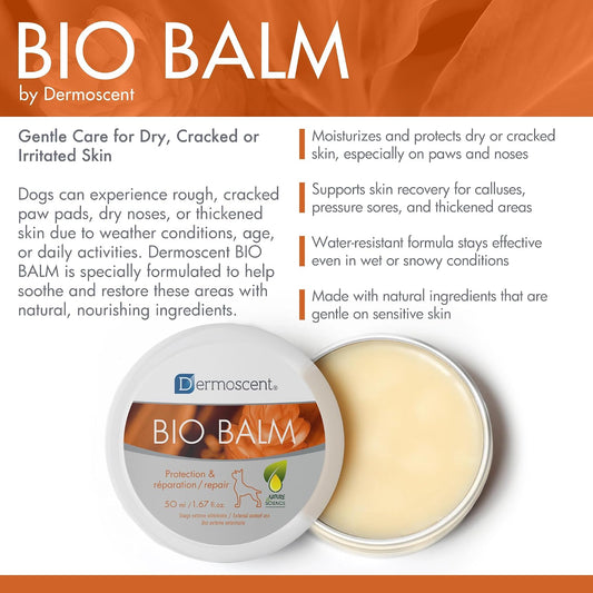 Dermoscent Bio Balm organic dog paw and nose moisturizer packaging