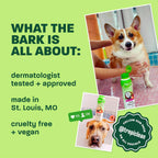 TropiClean deshedding dog conditioner bottle alongside the matching shed control shampoo