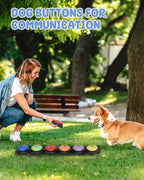 Pet communication starter kit showing twenty four illustrative scene stickers for command labeling.