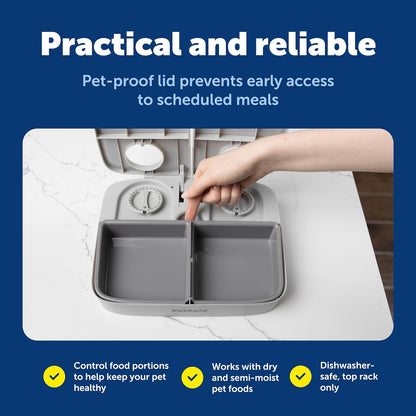 PetSafe analog pet food dispenser for portion control and healthy eating