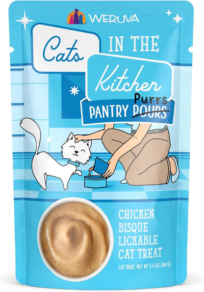 Weruva Cats in the Kitchen Pantry Pours, Chicken and Pumpkin Bisque with Senior Support, 1.4oz Pouch, Pack of 12 - Image 11