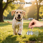 DearKeeps weatherproof silver tone pet tracking bells package contents