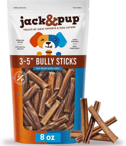 Jack and Pup wholesome slow dried odor free chew sticks for dogs