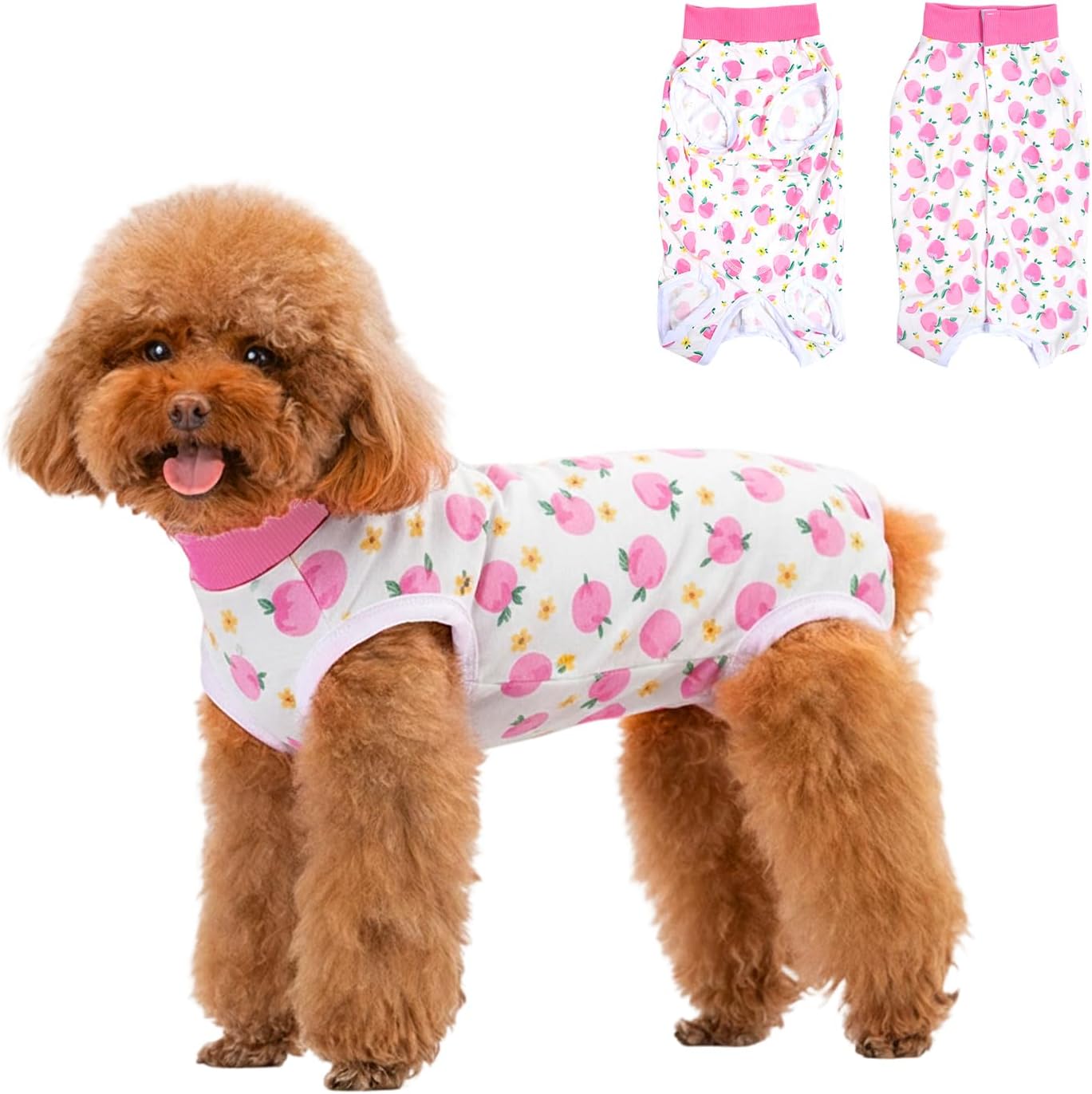 FEimaX Dog Surgery Recovery Suit Female and Male Spay with Pee Hole, Pet Body Suits for Puppy After Spayed, Neuter Surgical Onesie for Small and Medium Dogs Cats, Alternative Bandages E-Collar & Cone - Image 10