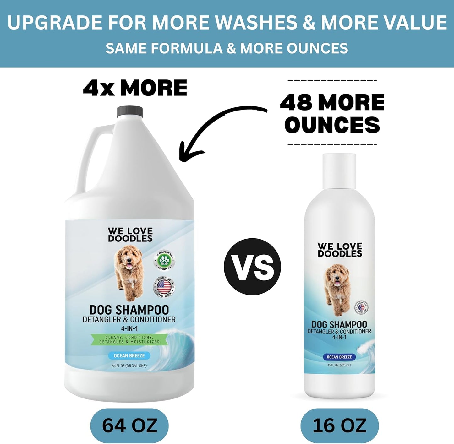 We Love Doodles Ocean Breeze dog detangler formula instructions