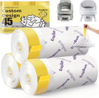 120 Count Automatic Cat Litter Box Liners Compatible with PetPivot AutoScooper 11/12 and Similar Open Top Self Cleaning Litter Box, Heavy Duty Cat Litter Bags Liners with Drawstring, 25.19" x 11.8" - Image 10