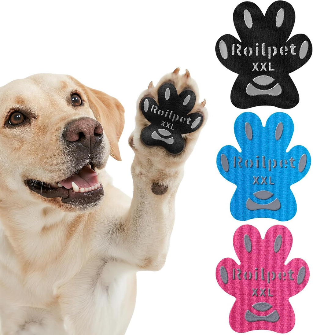 Dog Paw Protector Anti-Slip Pads, Toe Grips for Senior Dogs to Prevent Slipping on Hardwood Floors, Stronger Self-Adhesive Paw Pad Provide Traction for Elderly, Injured Pets (12 Sets - 48Pads, XL) - Image 10