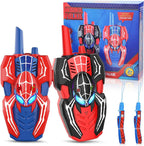 Humzo Spider Hero Walkie Talkies front view of the two pack superhero themed kids communication toy