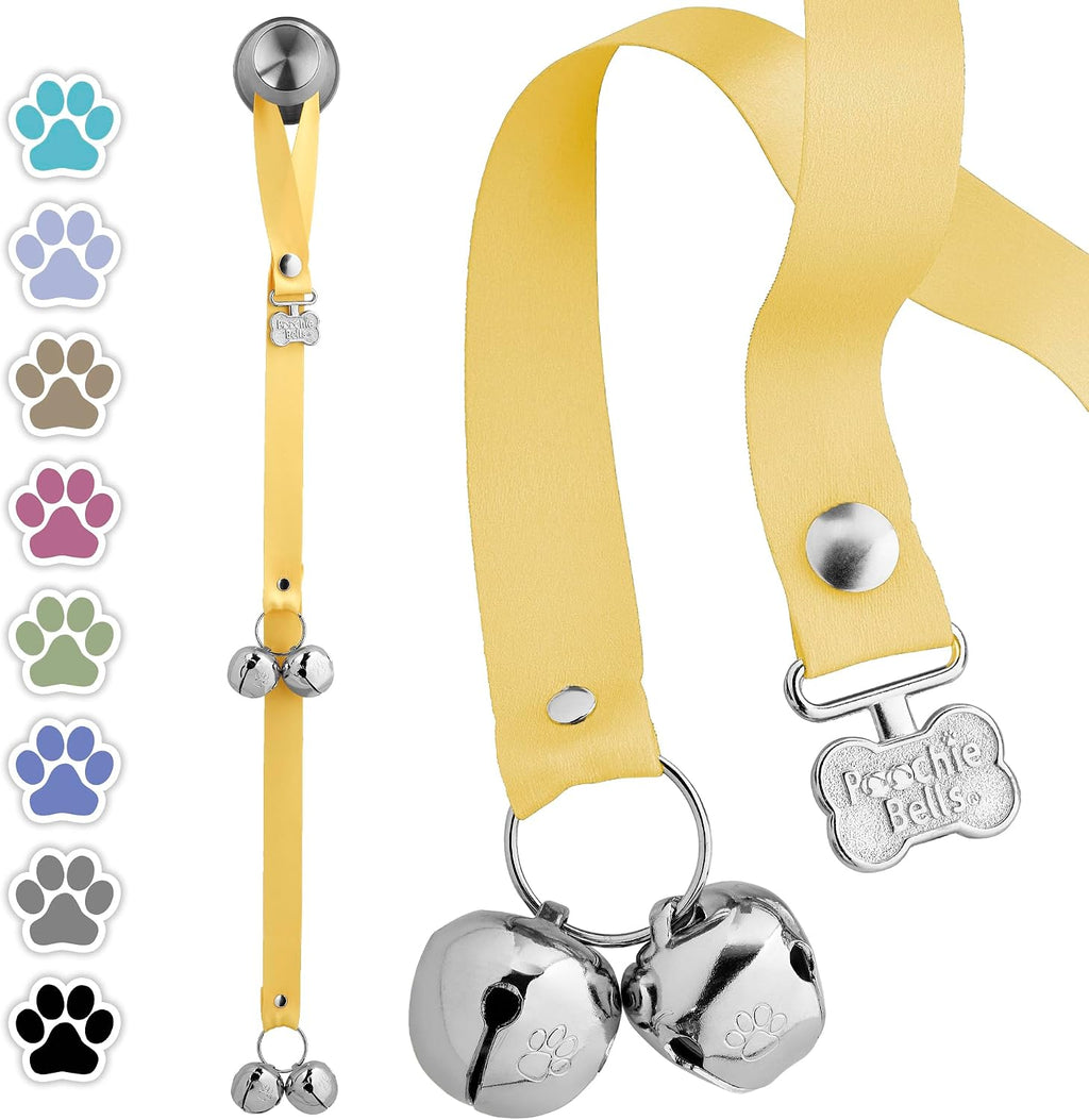 PoochieBells Dog Door Bells for Potty Training, Quick & Easy Puppy Potty Training Method Included, Handcrafted in USA with Loud, Paw-Safe Bells, Espresso - Image 11