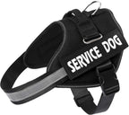 MUMUPET Service Dog Harness, No Pull Reflective Adjustable Vest with Handle, Soft Breathable Padding for Small Dogs, 2 Removable Velcro Patches (Red, S) - Image 12