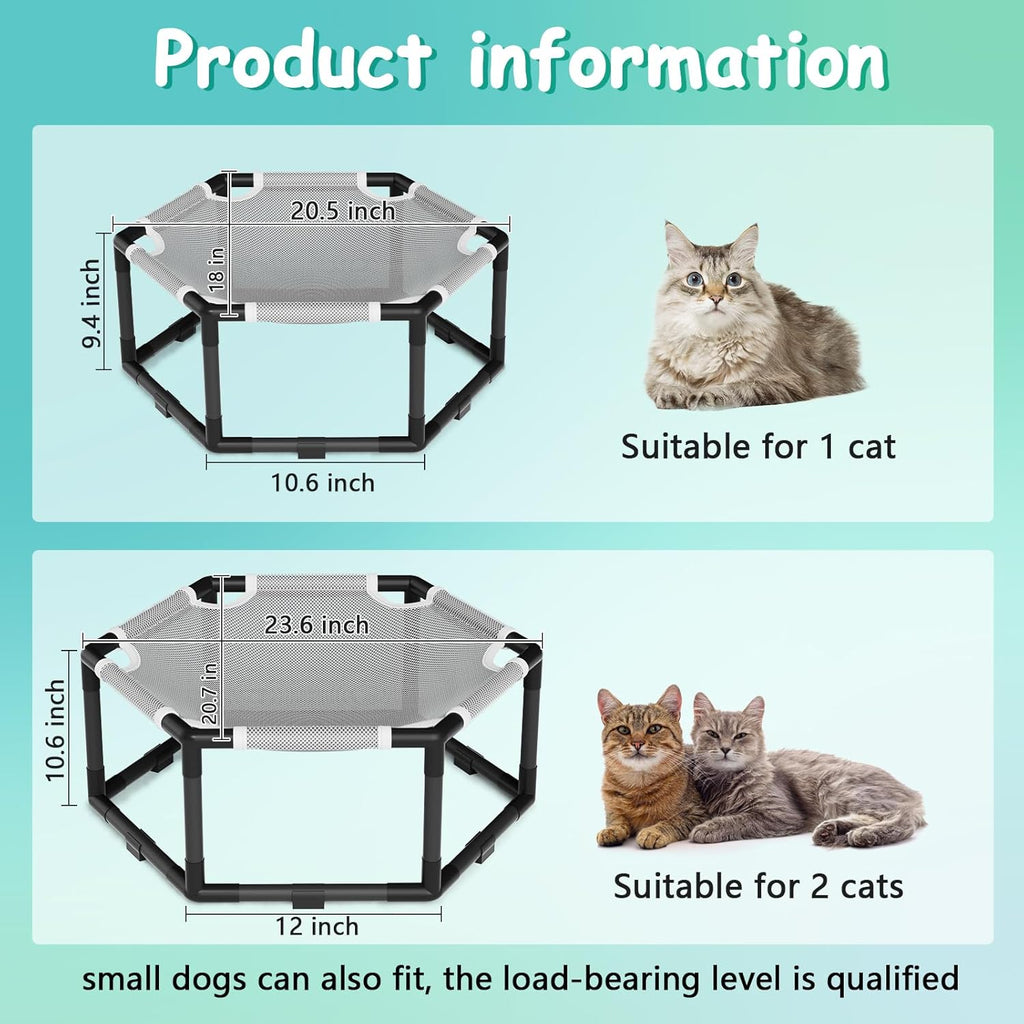 Detailed view of breathable mesh fabric on cat hammock