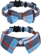 Faleela Breakaway Cat Collar with Bells - 2 Pack Cat Collar with Bells, Cat Collars with Bandana, Accessories for Pet Collars, Adjustable for Cats and Small Dogs - Image 12