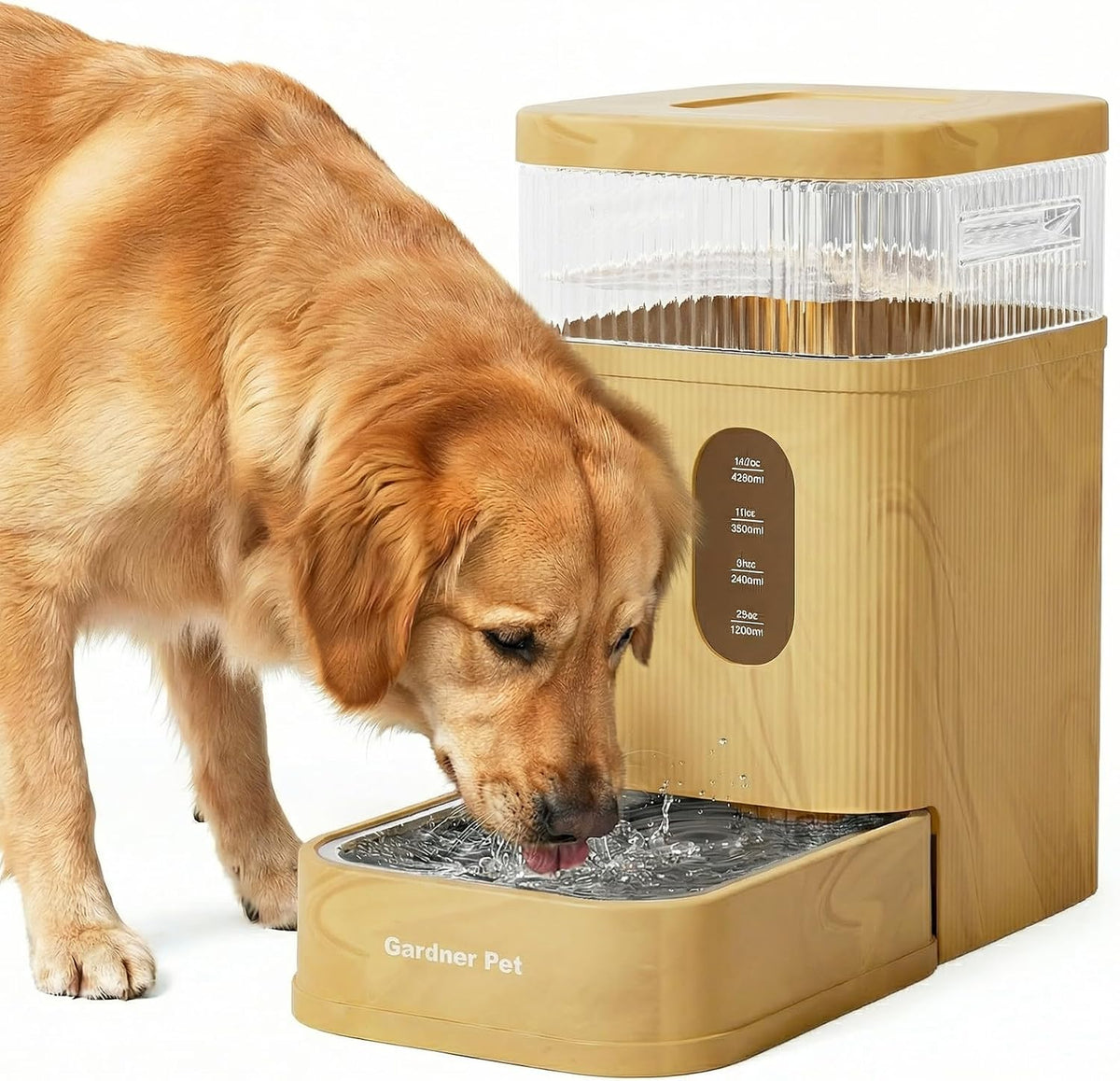 Gardner Pet 2.2 Gallon Automatic Dog Water Bowl Dispenser 8.5L Gravity Water Feeder with Stainless Steel Bowl & Maifan Stone Filter, BPA-Free for for Cats and Dogs (Black, 2.2 Gallon) - Image 14