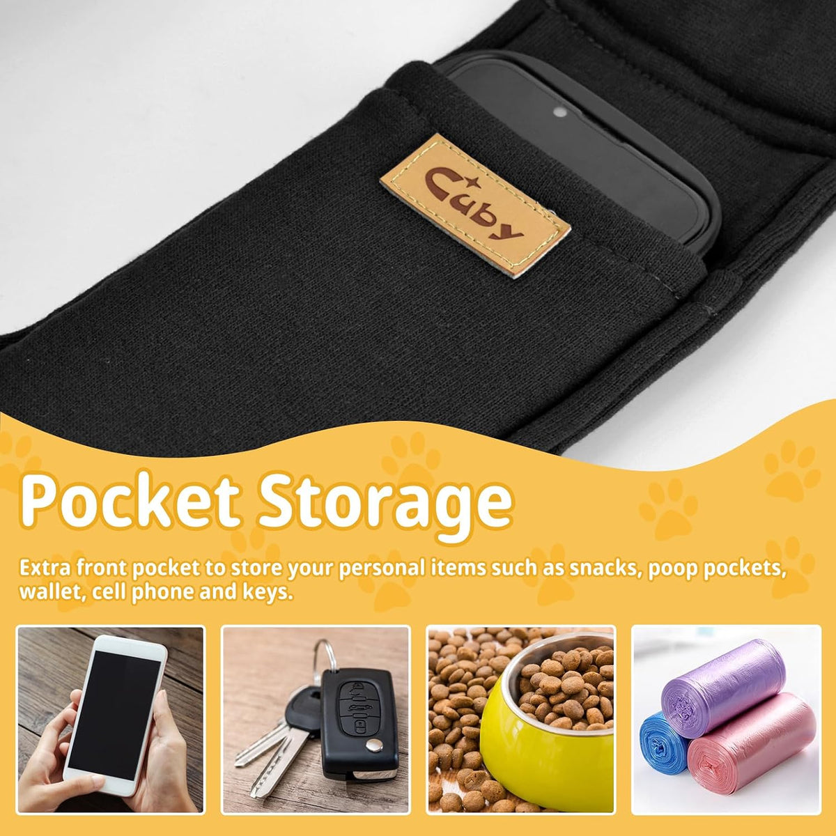 Safety clip attached to cat collar inside carrier