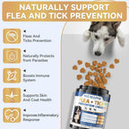 Cudory natural dog oral flea chewable supplement chicken flavor ingredients list