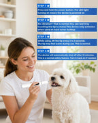 Ultrasonic Dog Tooth Cleaner, Plaque & Tartar Remover for Dogs | 5 Cleaning Modes, 2 Replaceable Heads, Built-in LED Light, Easy One-Button Operation, Suitable for Dogs & Cats - Image 9