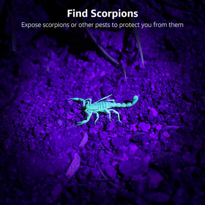Lepro 51 LEDs UV Light Handheld Blacklight, UV Flashlight Black Light, 395nm Detector for Pet Urine, Stains, Bed Bug and Scorpions, Battery Not Included - Image 9