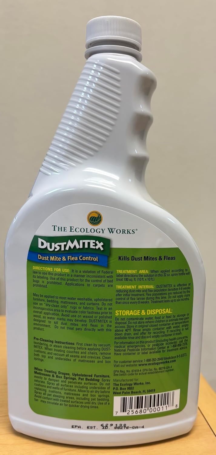 Disodium octaborate tetrahydrate flea and dust mite treatment liquid