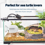 Neacus aquatic turtle shell scrubber showing upgraded screw lock mechanism