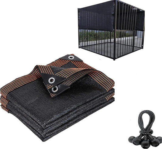 HomeABC dog kennel shade cover front view outdoor pet crate canopy
