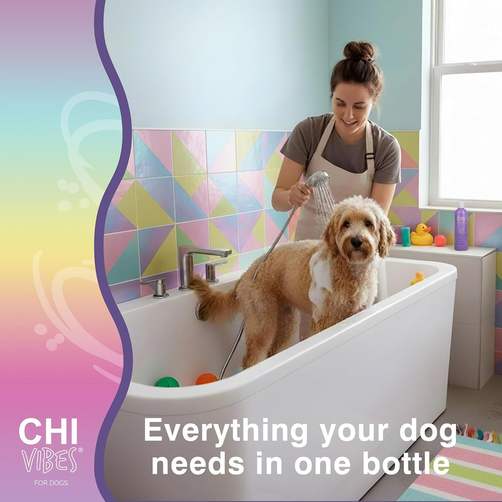 CHI Vibes formula for de shedding and detangling dog coats